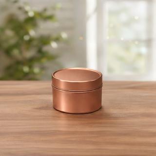 Blik rosé goud (S) - Compact blik van 100 ml voor thee, kruidenthee en botanicals.