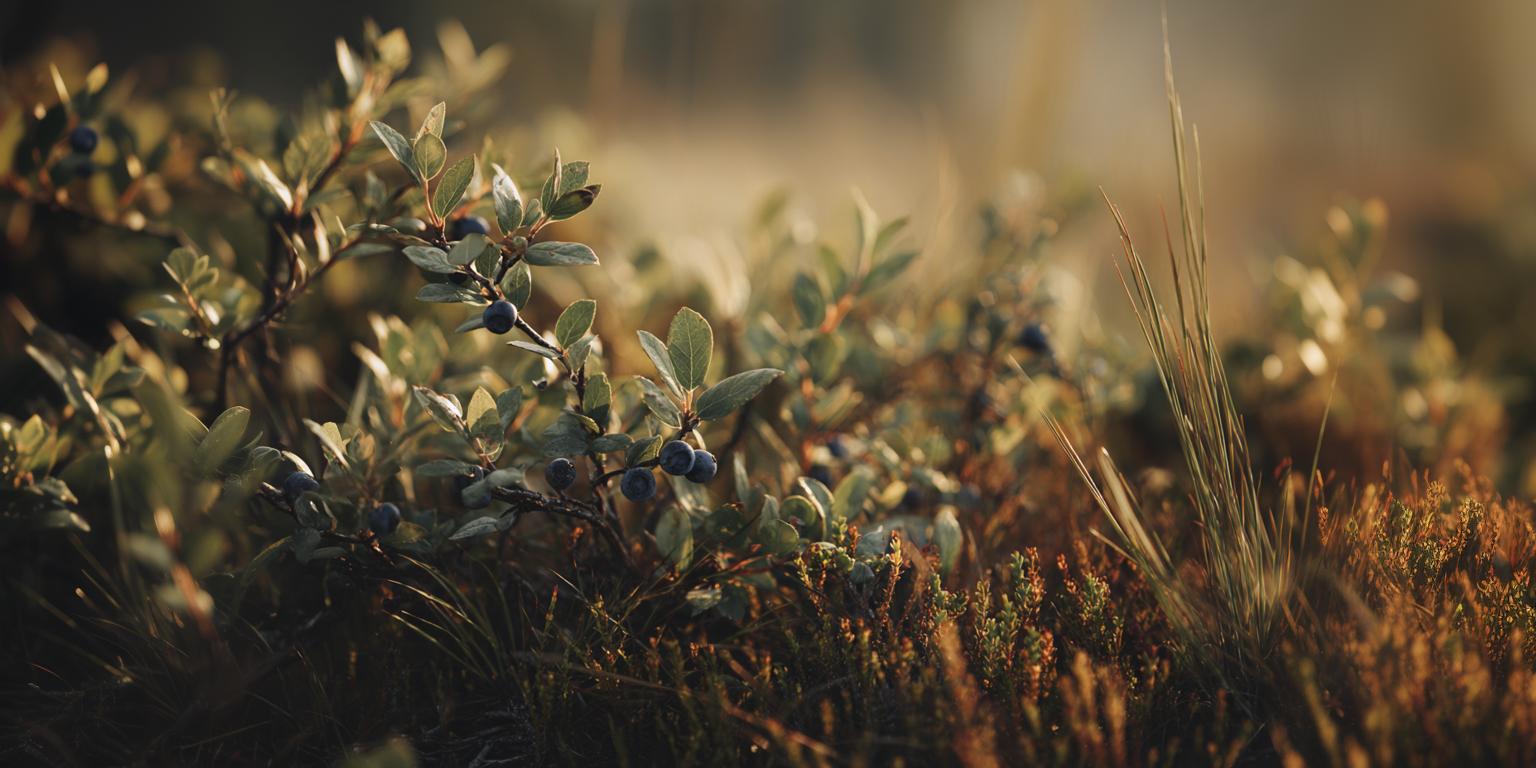 Die Vaccinium myrtillus, pur und in voller Entfaltung (hero image)