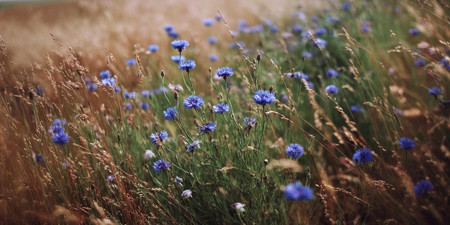 Die Centaurea cyanus, pur und in voller Entfaltung (hero image)