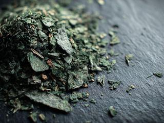 Getrocknet und bereit für Tee