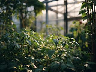 Die Capsicum frutescens, pur und in voller Entfaltung