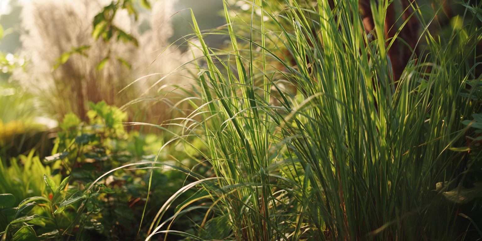 Die Cymbopogon citratus, pur und in voller Entfaltung (hero image)