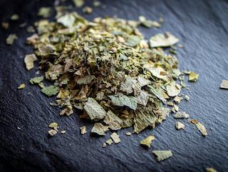 Getrocknet und bereit für Tee