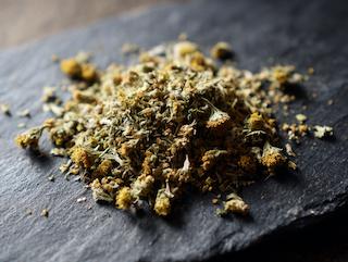 Getrocknet und bereit für Tee