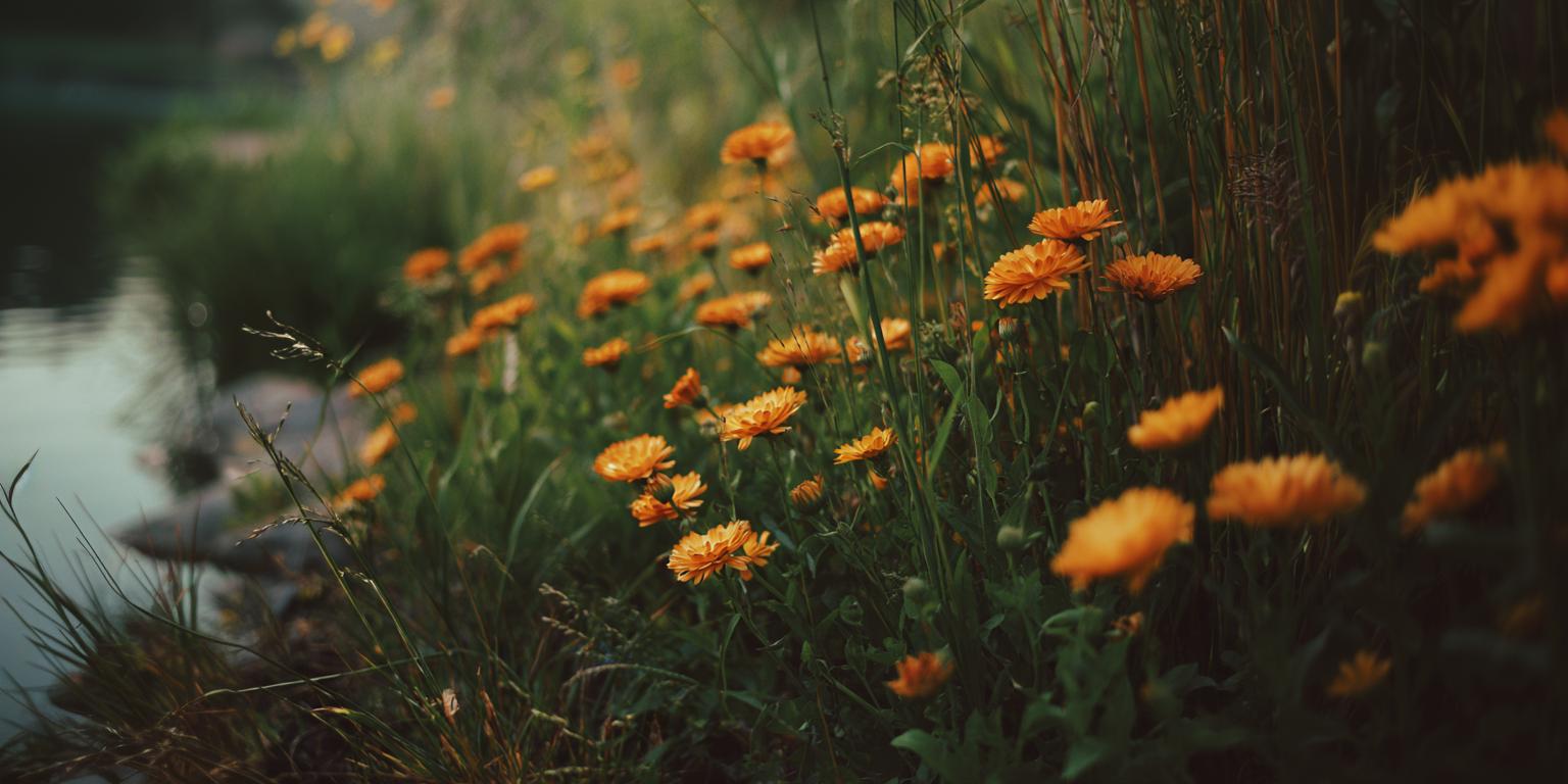 Die Calendula officinalis L., pur und in voller Entfaltung (hero image)
