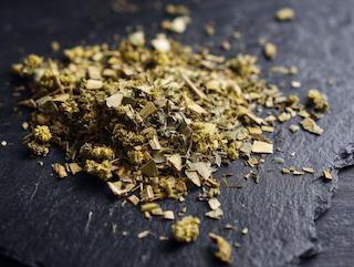 Getrocknet und bereit für Tee