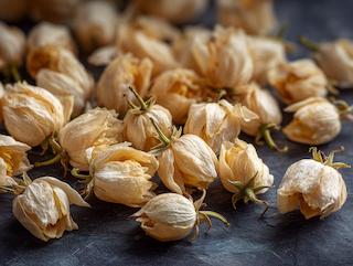 Getrocknet und bereit für Tee