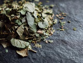 Getrocknet und bereit für Tee