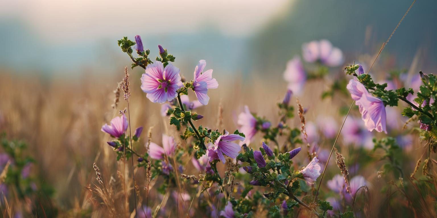 Die Malva sylvestris, pur und in voller Entfaltung (hero image)