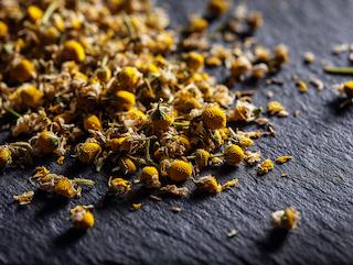 Getrocknet und bereit für Tee