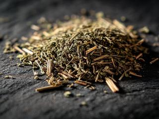 Getrocknet und bereit für Tee