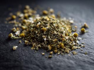 Getrocknet und bereit für Tee