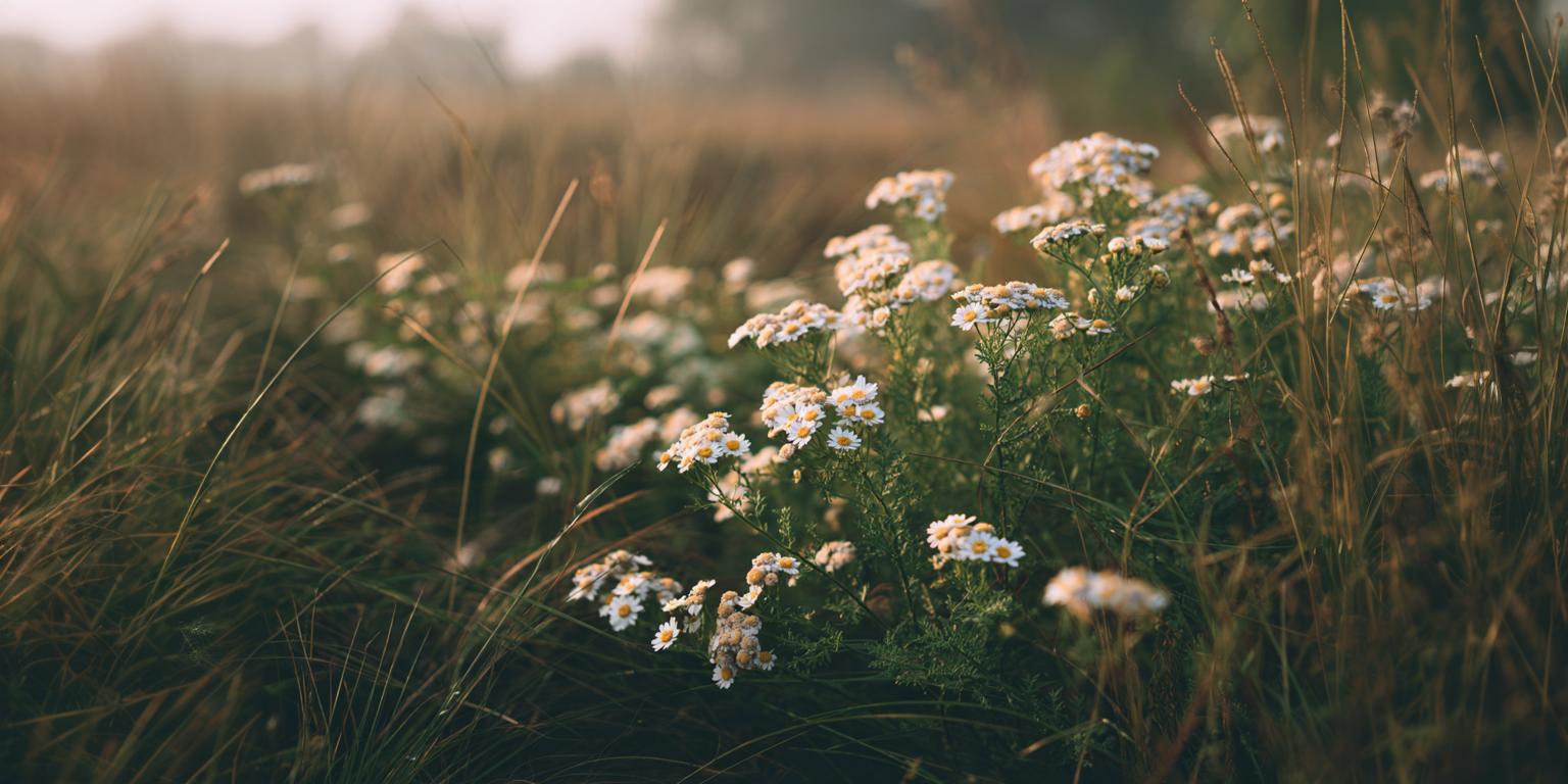 Die Tanacetum parthenium, pur und in voller Entfaltung (hero image)