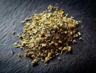 Getrocknet und bereit für Tee