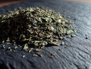 Getrocknet und bereit für Tee