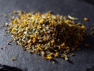 Getrocknet und bereit für Tee