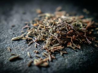 Getrocknet und bereit für Tee