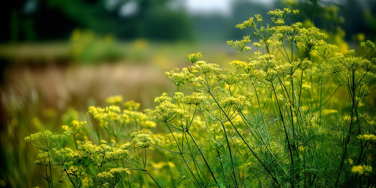 Die Foeniculum vulgare, pur und in voller Entfaltung (hero image)