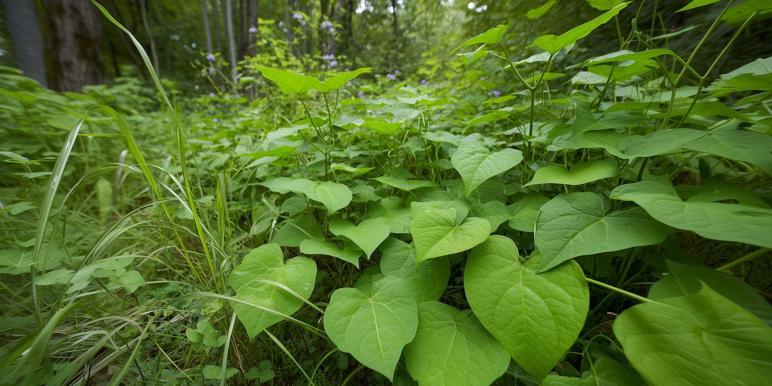 De Dioscorea villosa, puur en in volle groei (hero image)